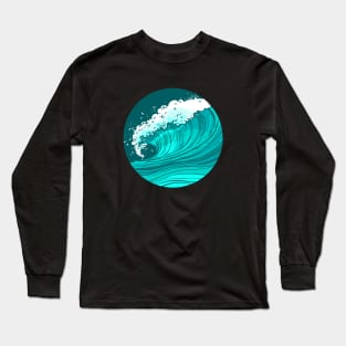 Ocean Waves Long Sleeve T-Shirt